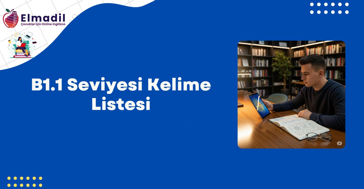 B1.1 Seviyesi Kelime Listesi