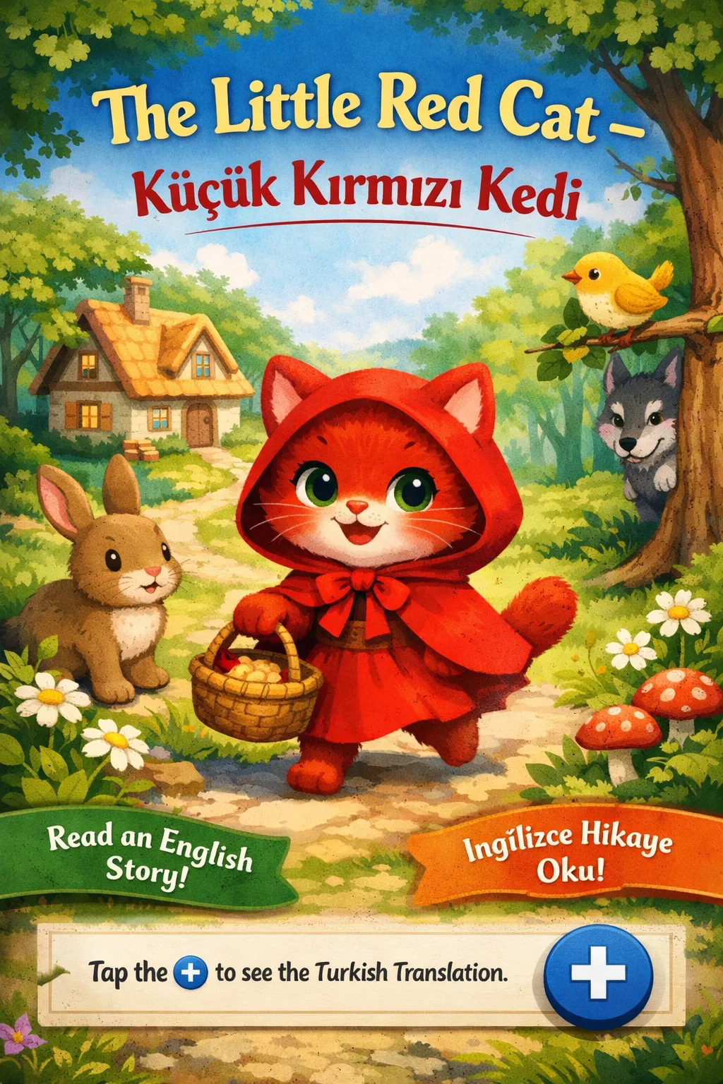 The Little Red Cat — Küçük Kırmızı Kedi