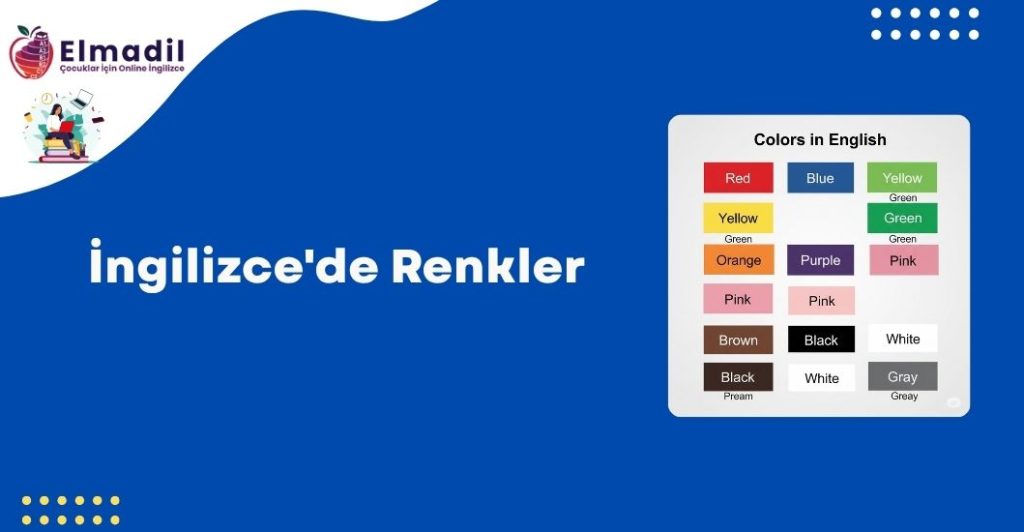 İngilizce'de Renkler