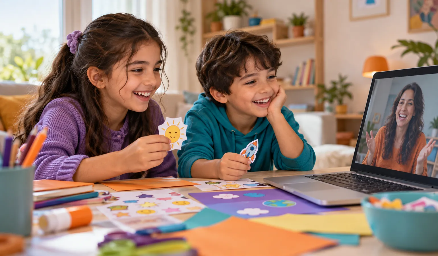 Çocuklar için online İngilizce kursu ve etkinlikler